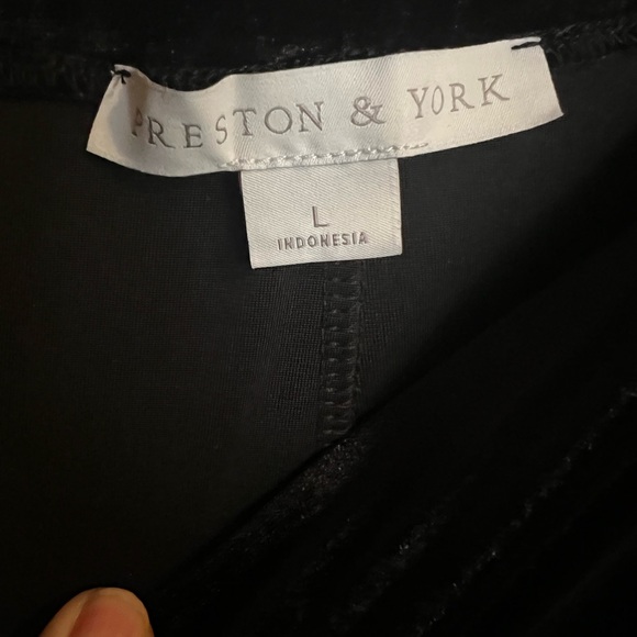 Velvet wide leg pants - Picture 2 of 2